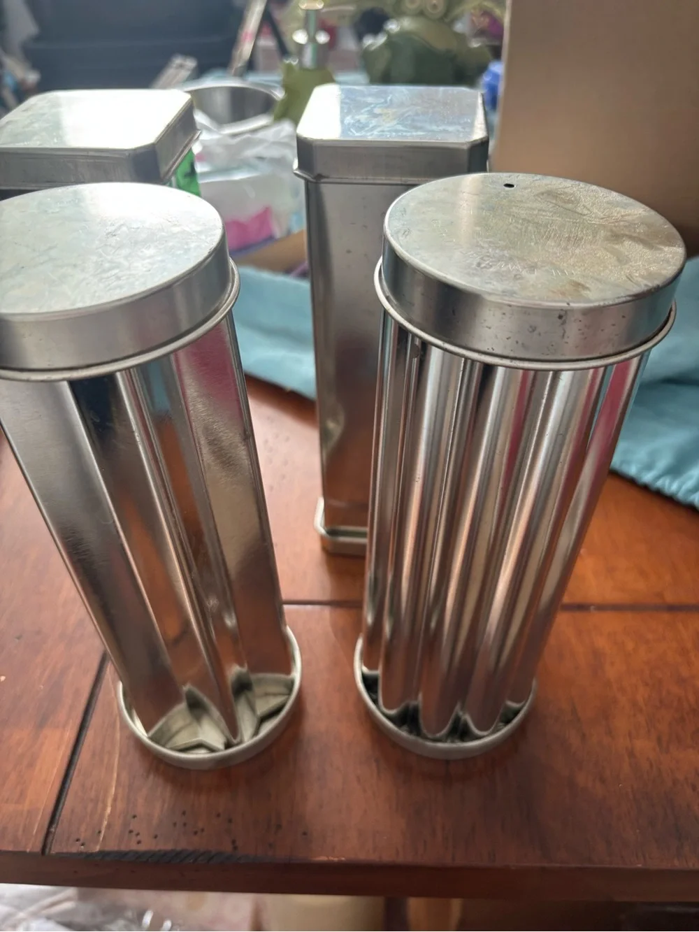 Pampered Chef’s bread form canisters set of 4